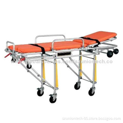 Aluminum alloy ambulance stretcher with 181kg load bearing